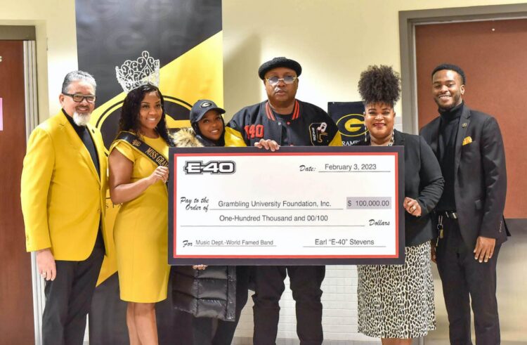 Dr. Nikole Roebuck, Earl Stevens, ceremony, Grambling, GSU, Grambling State University, rapper, E-40