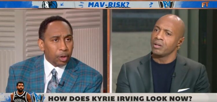 player, argument, NBA, First Take, Jay Williams, Kyrie Irving, Stephen A. Smith