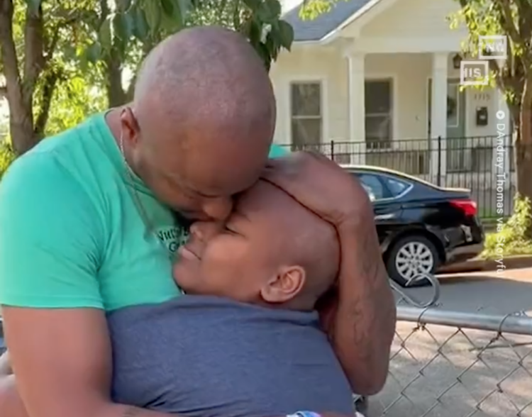 D'Andray Thomas daughter, Brielle stage 4 nasopharyngeal carcinoma cancer dreadlocks locs